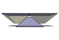 the talus table, as a private home on a ridge